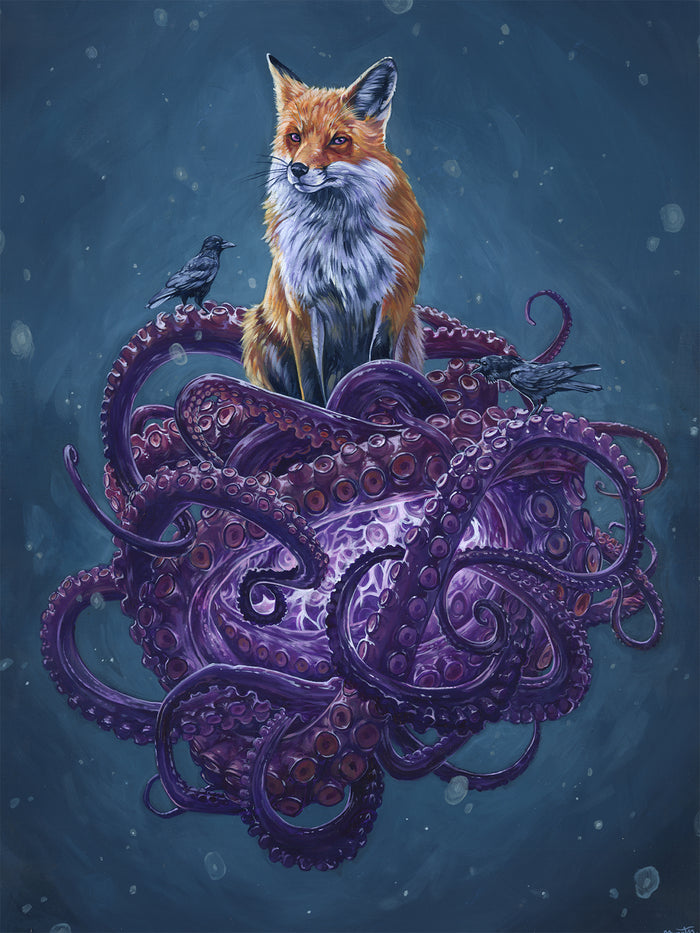 Cunning - Giclee canvas reproduction