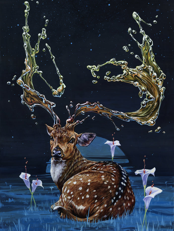 Night Light - Giclee canvas reproduction