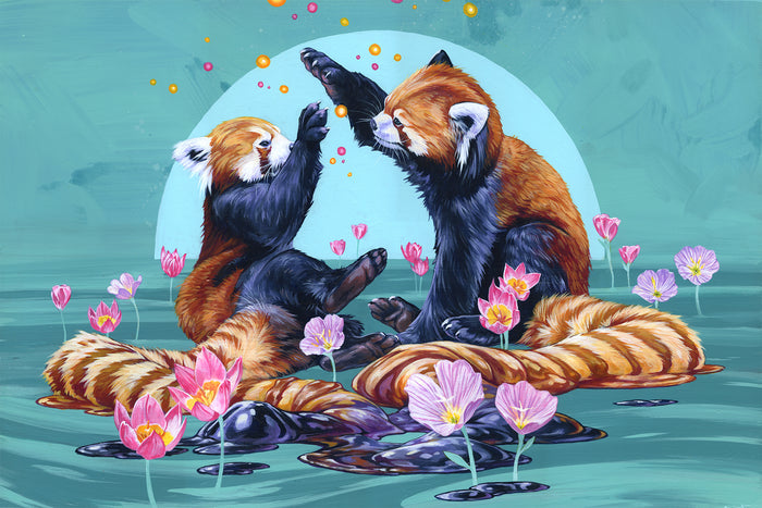 Playdate - Giclee Canvas Print