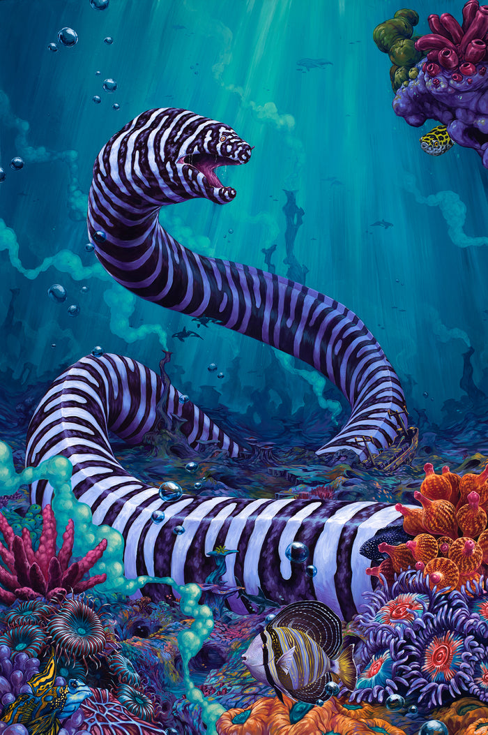 Sunken Serpent - Giclee canvas reproduction