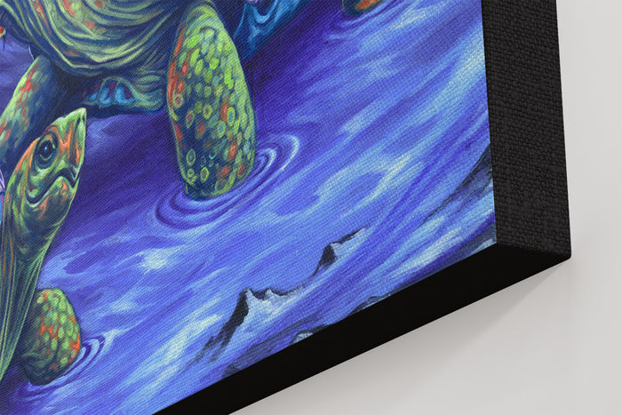 Shell We Dance - Giclee canvas reproduction